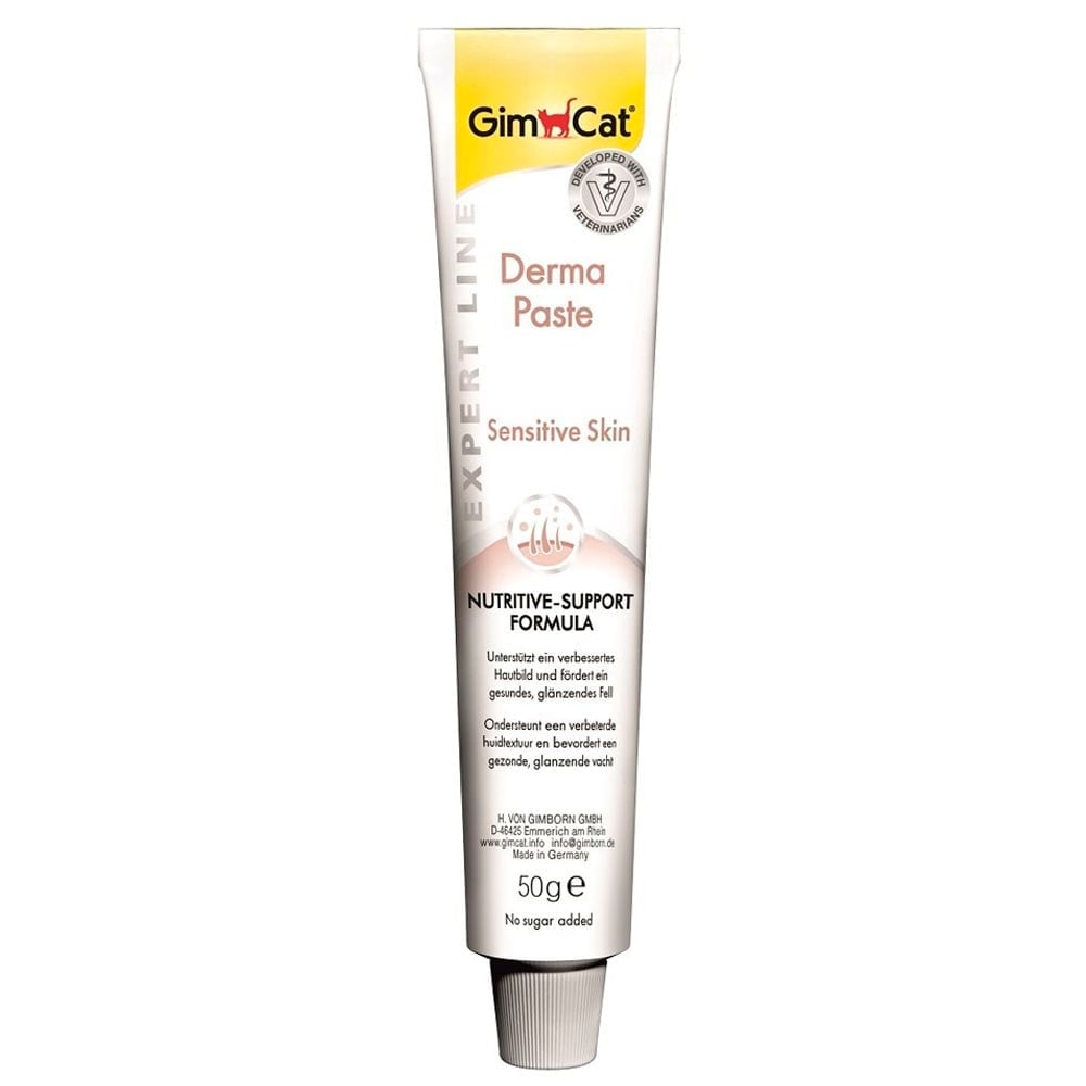 GimCat Derma Sensitive Skin Tüy Sağlığı Destekleyici Kedi Macunu 50gr
