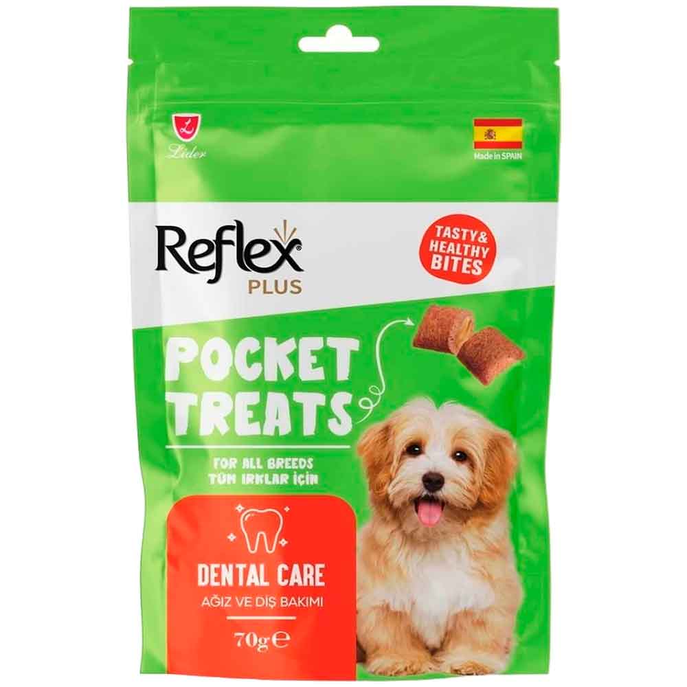 Reflex Pocket Treats Ağız ve Diş Sağlığı İçin Köpek Ödül Maması 70 Gr