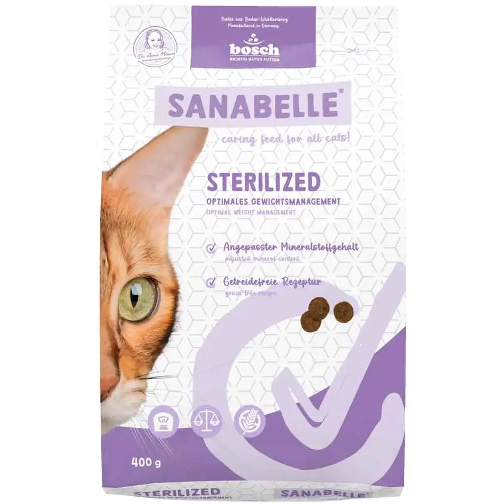 Sanabelle Sterilized Kısırlaştırılmış Kedi Maması 400 Gr