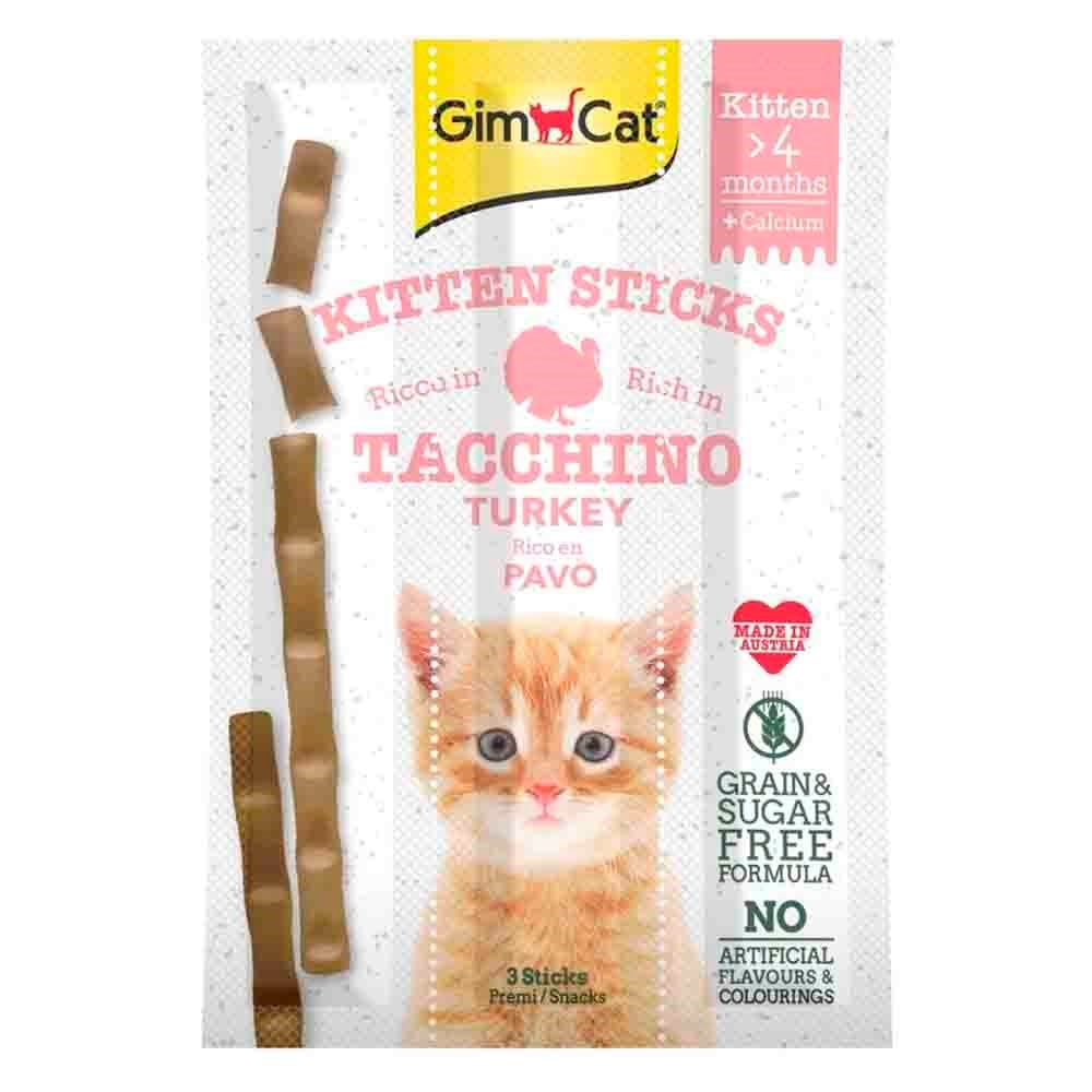 Gimcat Sticks Kitten Hindili Yavru Kedi Ödül Çubukları 3x3gr