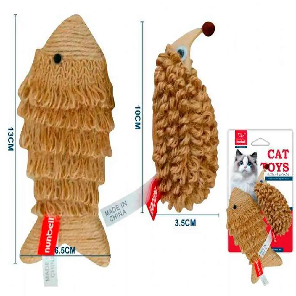 Nunbell Kedi Oyuncağı Örgü Peluş