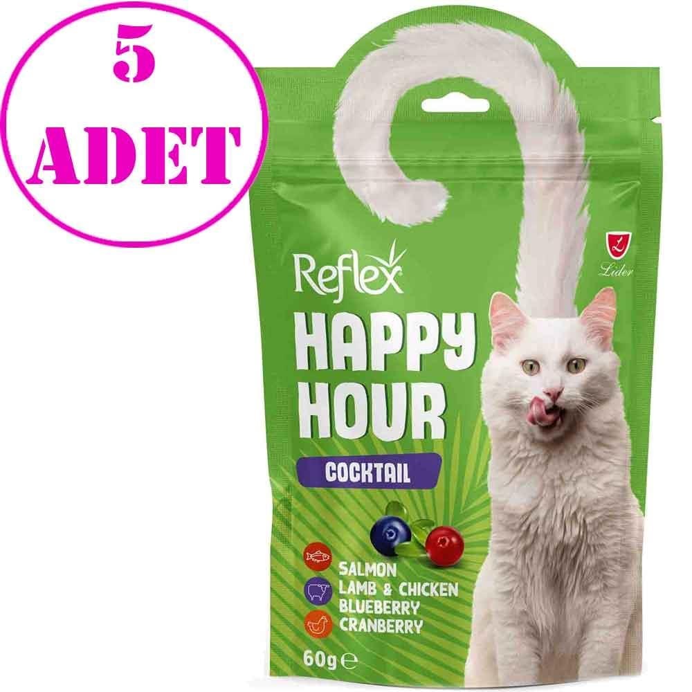Reflex Kedi Ödülü Happy Hour Kokteyl 60 Gr 5 AD