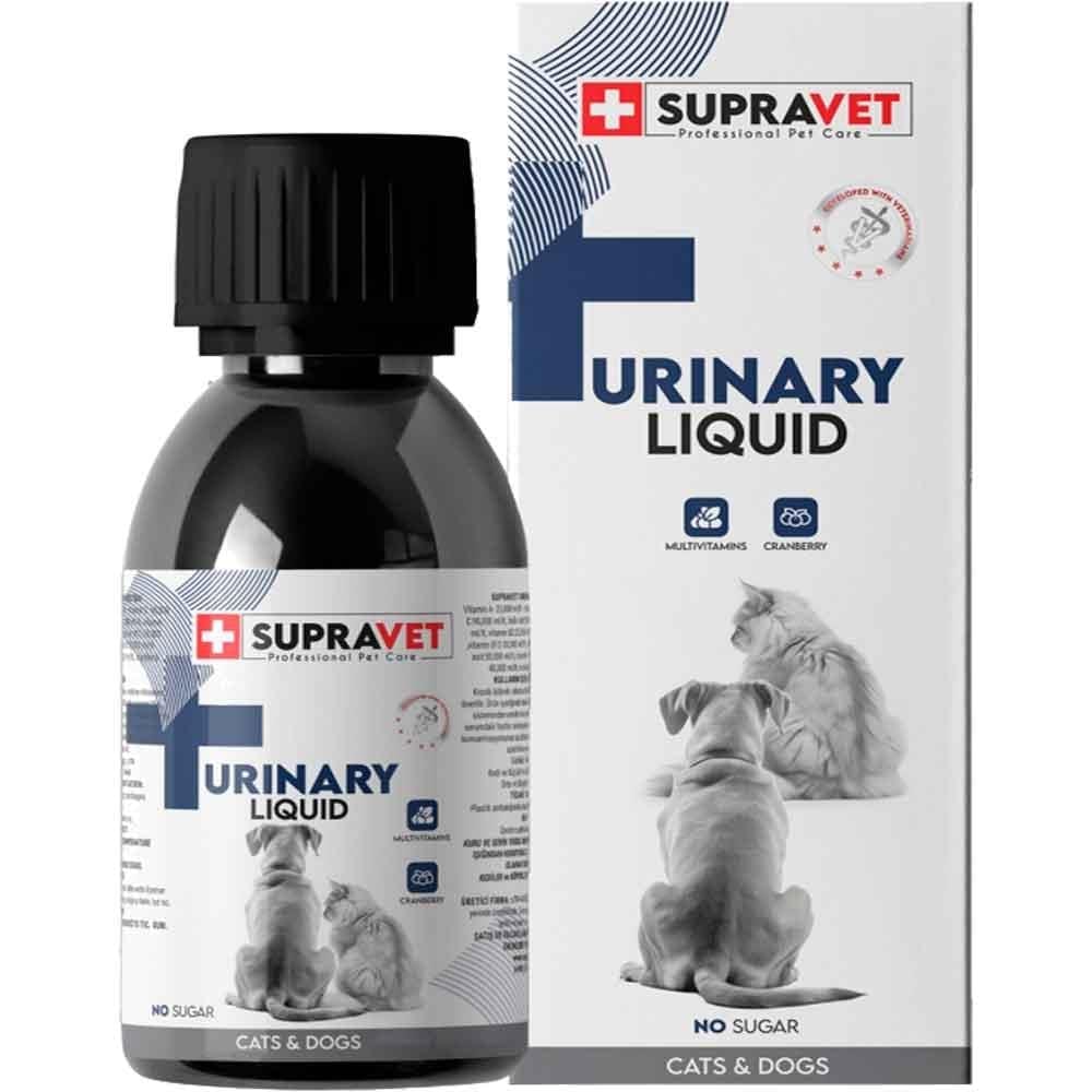 Supravet Urinary Kedi ve Köpek İçin İdrar Sağlığı Sistem Destekleyici Sıvı Damla 100 Ml
