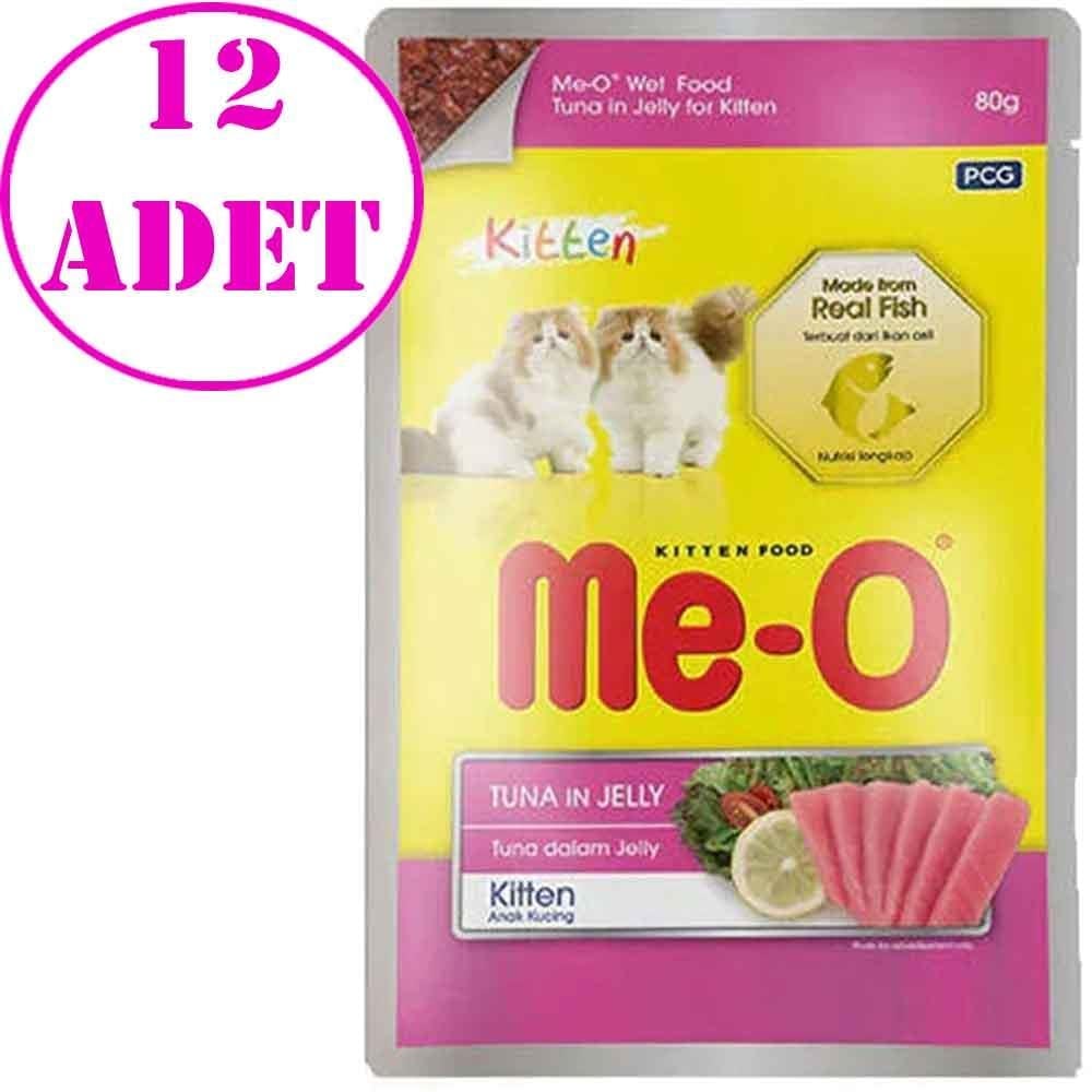 Meo Yavru Kedi Konservesi Ton Balıklı 80 Gr 12 AD