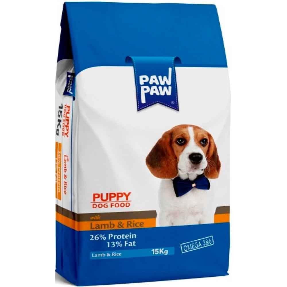 Paw Paw Yavru Köpek Maması Kuzu Etli 15 Kg