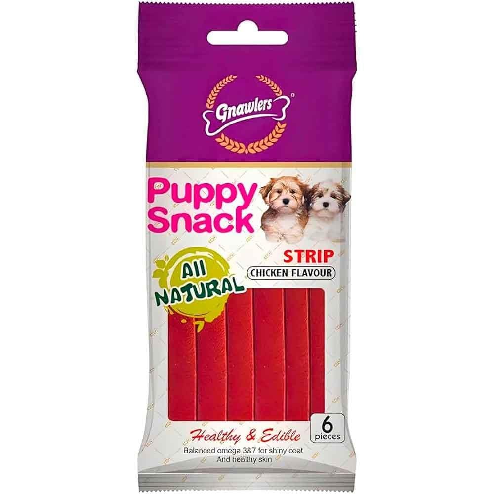 Gnawlers Yavru Köpek Ödülü 6'lı Paket 80 Gr - Tavuk Aromalı