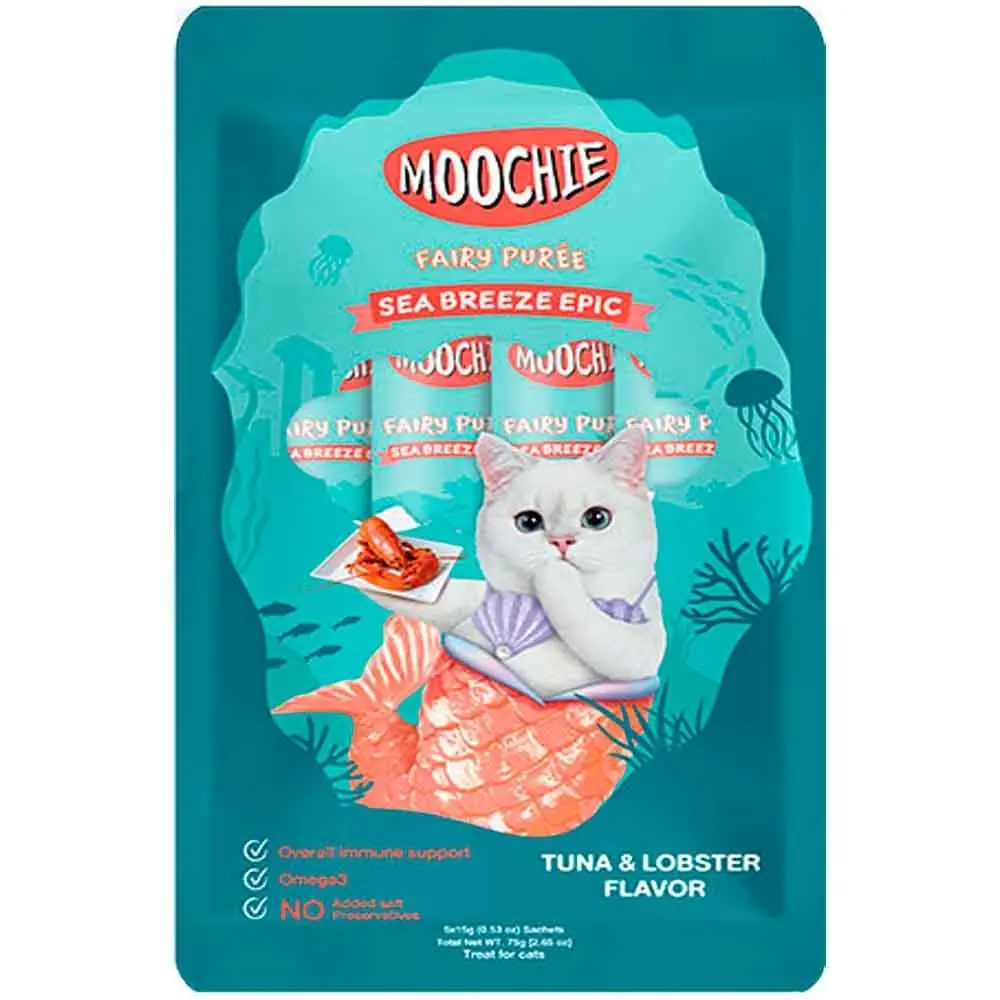 Moochie Sıvı Kedi Ödülü Ton İstakoz 5x15 Gr