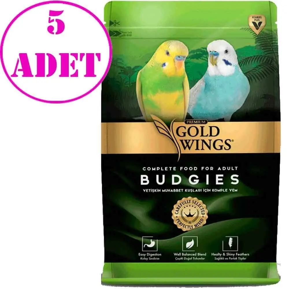 Gold Wings Premium Muhabbet Yemi 1 Kg 5 Adet