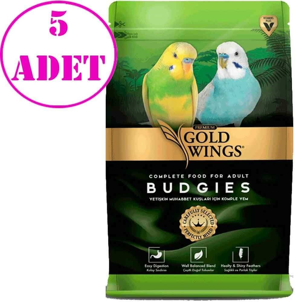 Gold Wings Premium Muhabbet Yemi 1 Kg 5 Adet