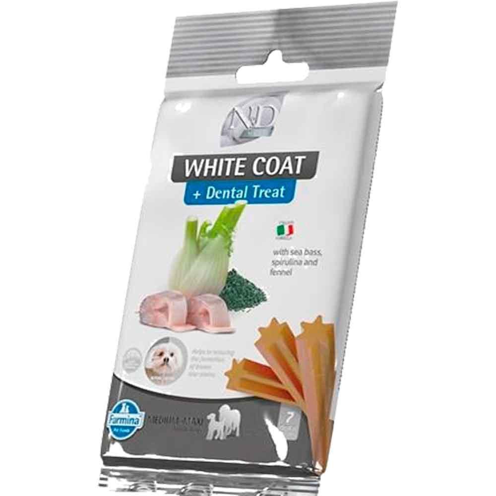 ND Dental Treat White Coat Medium/Maxi Köpek Ödülü 7'li Paket