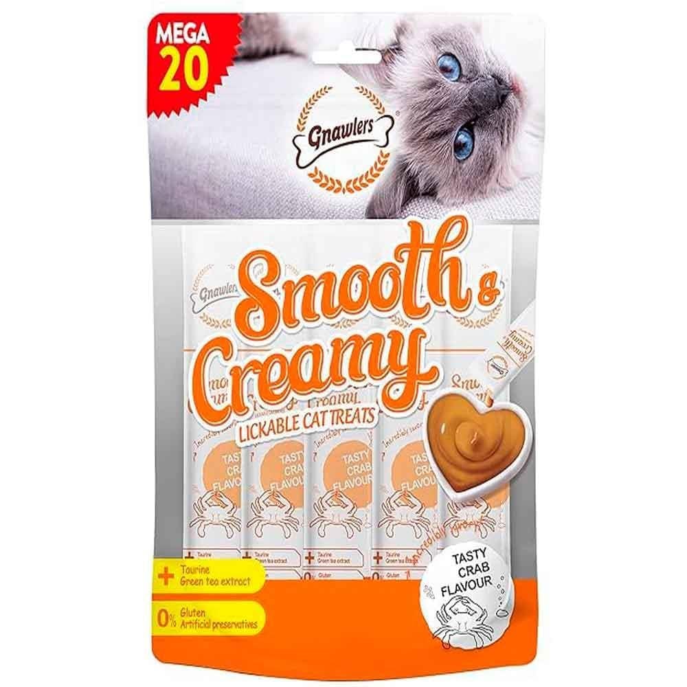 Gnawlers Krema Kedi Ödülü Yengeçli 20x15 Gr
