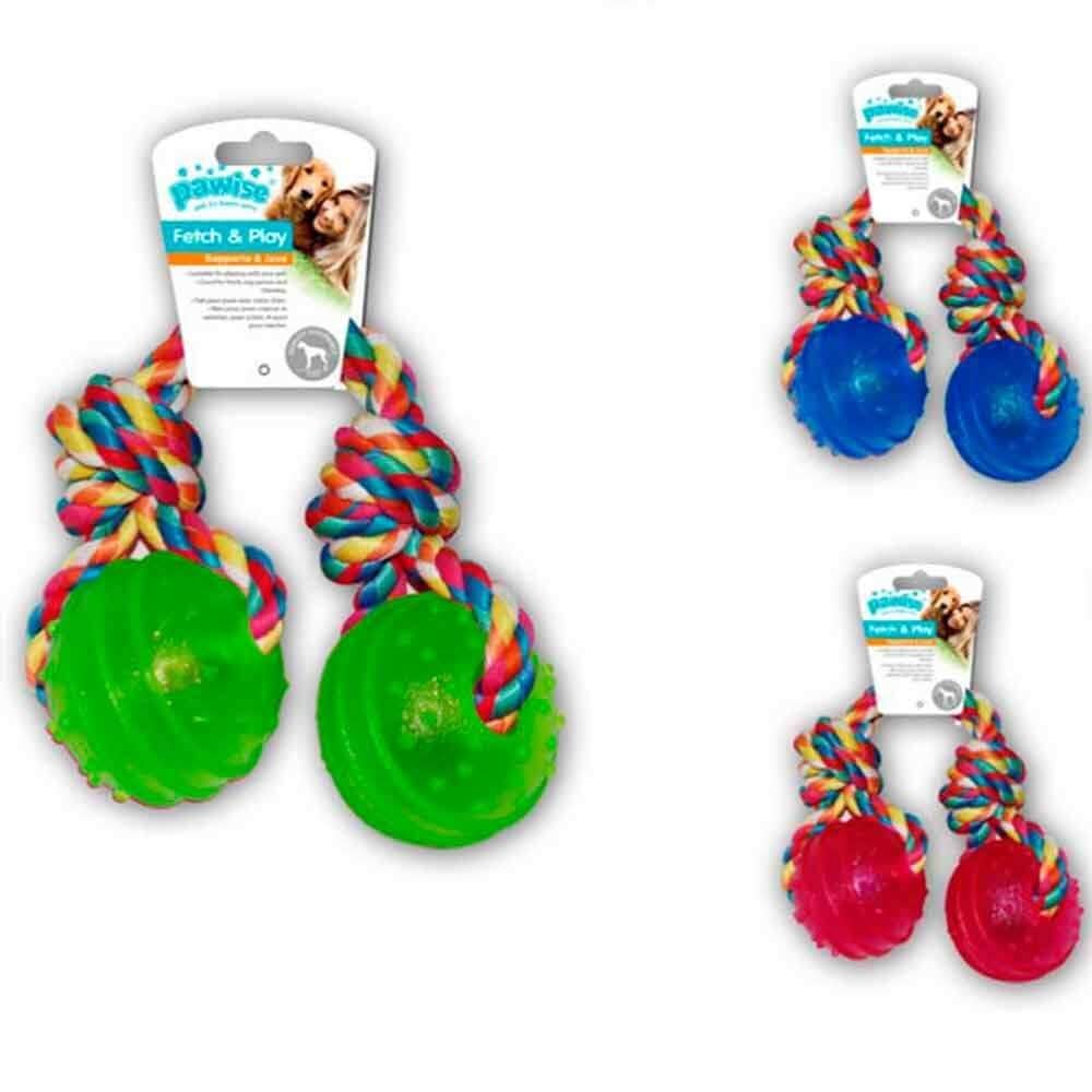 Pawise İki Toplu Diş İpi Köpek Oyuncağı 42 cm 1 AD