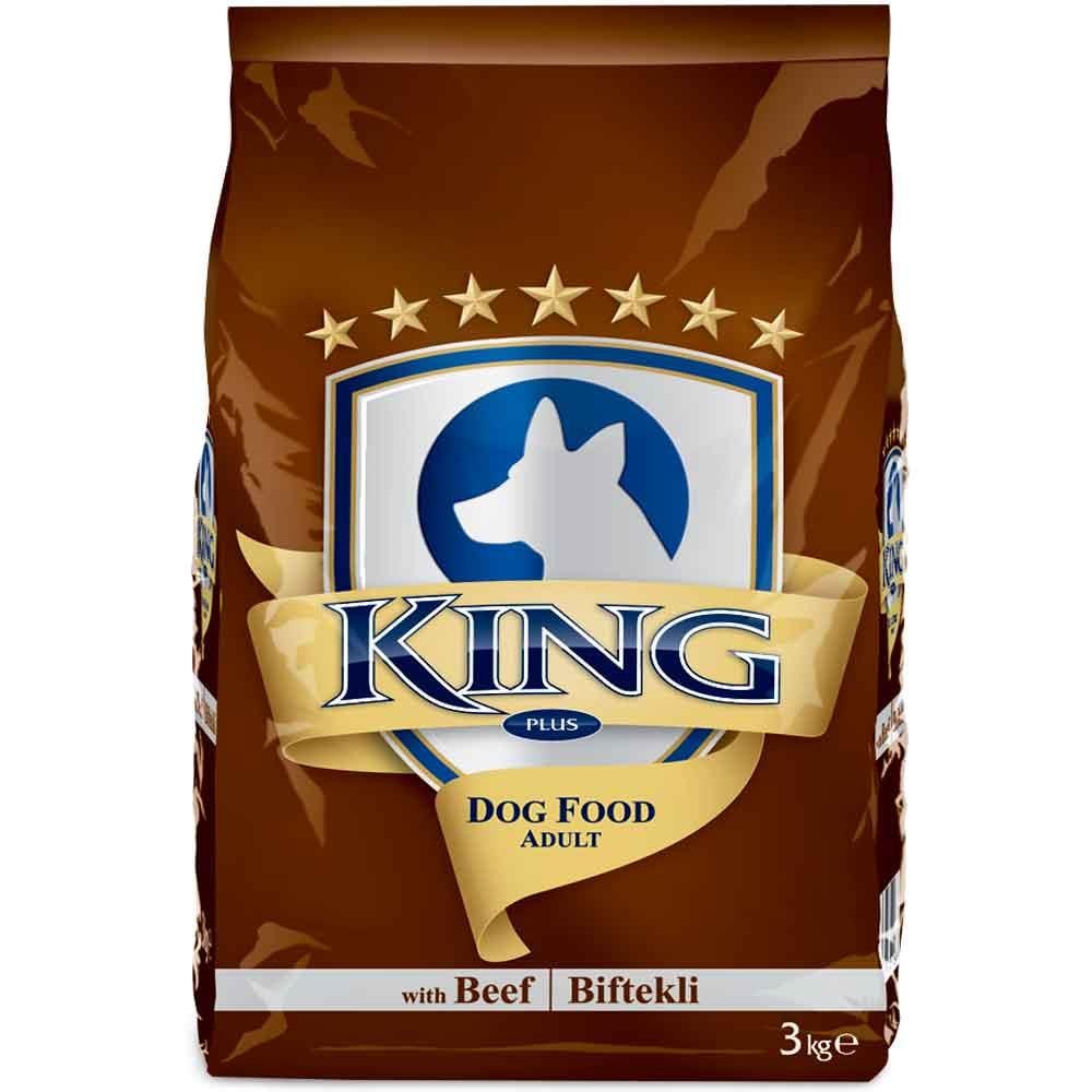 King Biftekli Yetişkin Köpek Maması 3 Kg