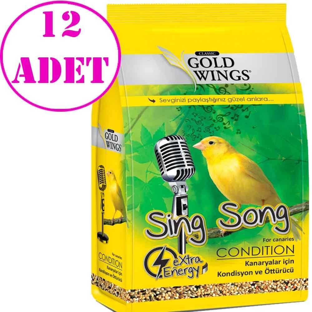 Gold Wings Classic Kanarya Kondisyon ve Öttürücü Yem 150 Gr 12 AD