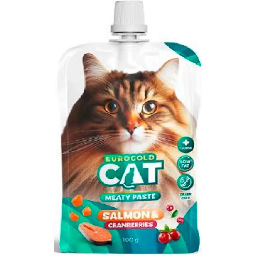 EuroGold Cat Et Ezmesi Somon-Kızılcık 100 Gr