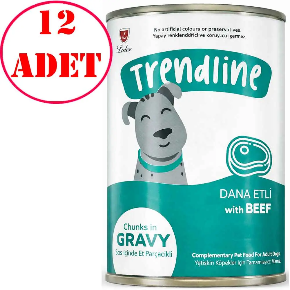 Trendline Dana Etli Köpek Konservesi 400 Gr 12 AD