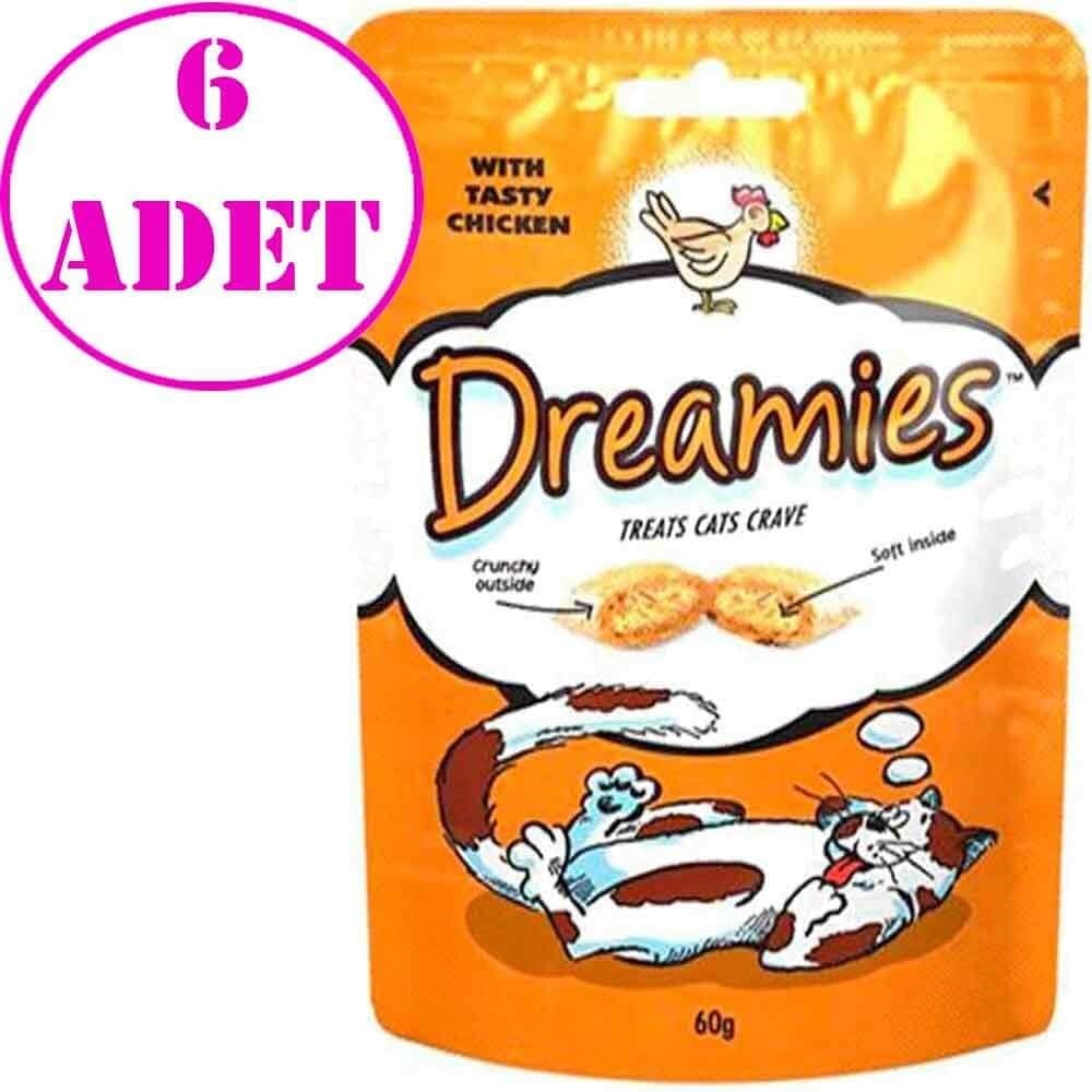 Dreamies Tavuklu Kedi Ödülü 60 gr 6 AD