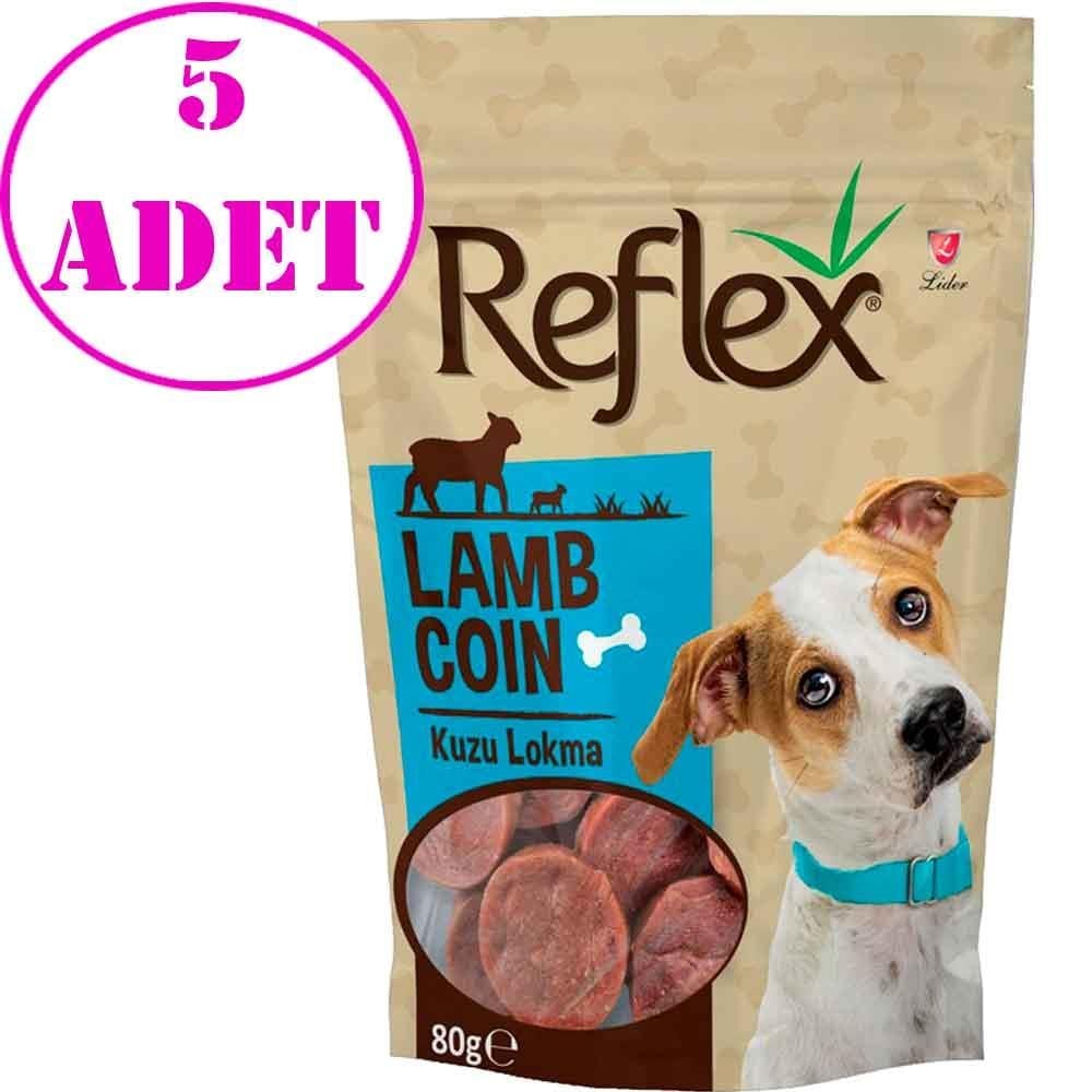 Reflex Köpek Ödülü Kuzu Lokma 80 Gr 5 AD
