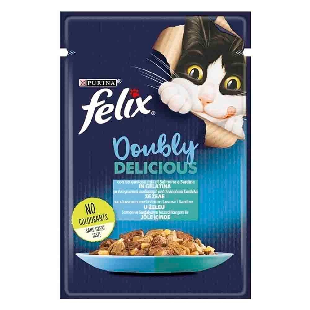 Felix Somon Sardalya Kedi Pouch 85 gr