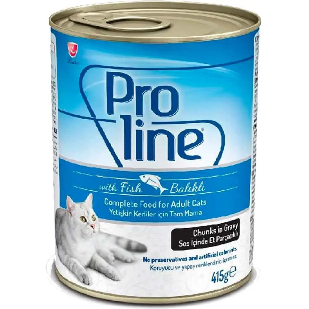 ProLine Kedi Konservesi Balıklı 415 Gr