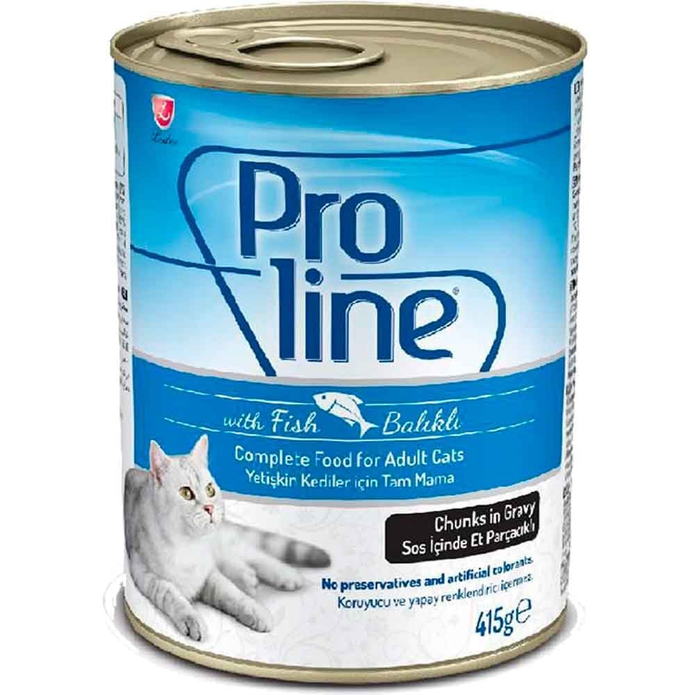 ProLine Kedi Konservesi Balıklı 415 Gr