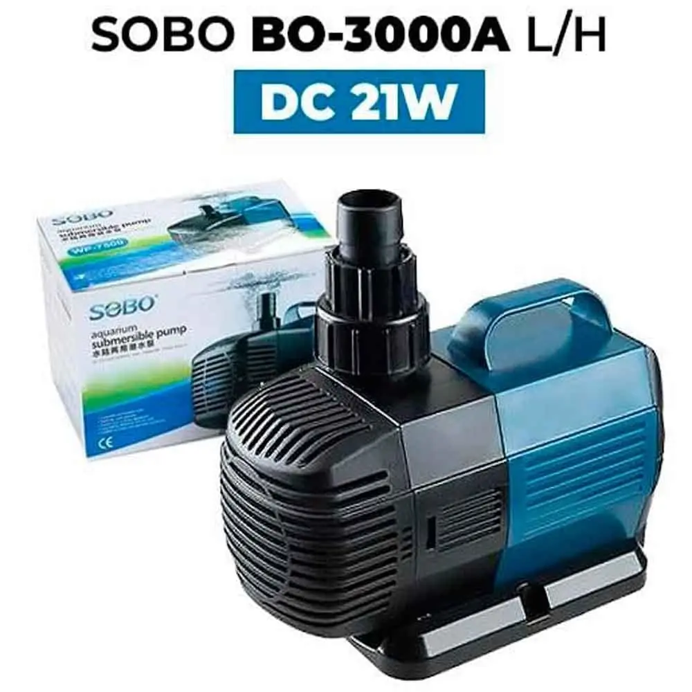 Sobo Akvaryum Sump Pompası 21W 3000 Lt/H BO-3000A