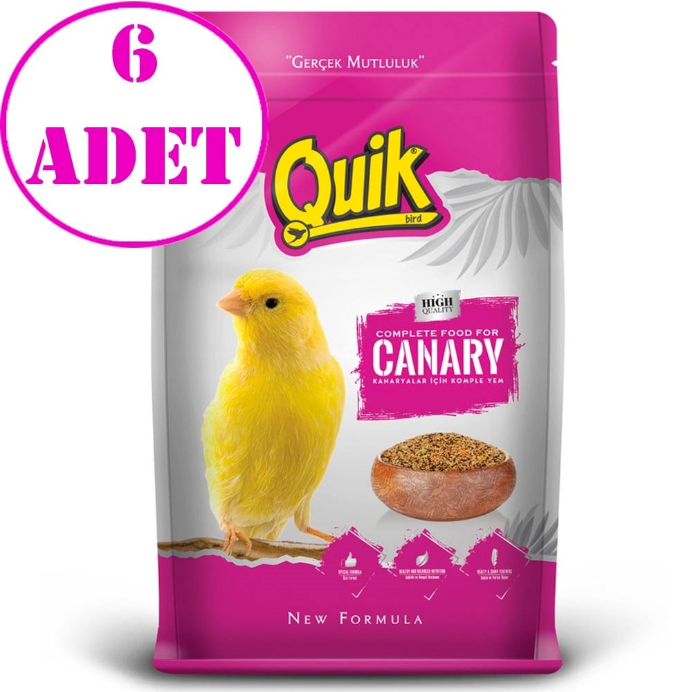 Quik Kanarya Yemi 500 gr 6 Adet