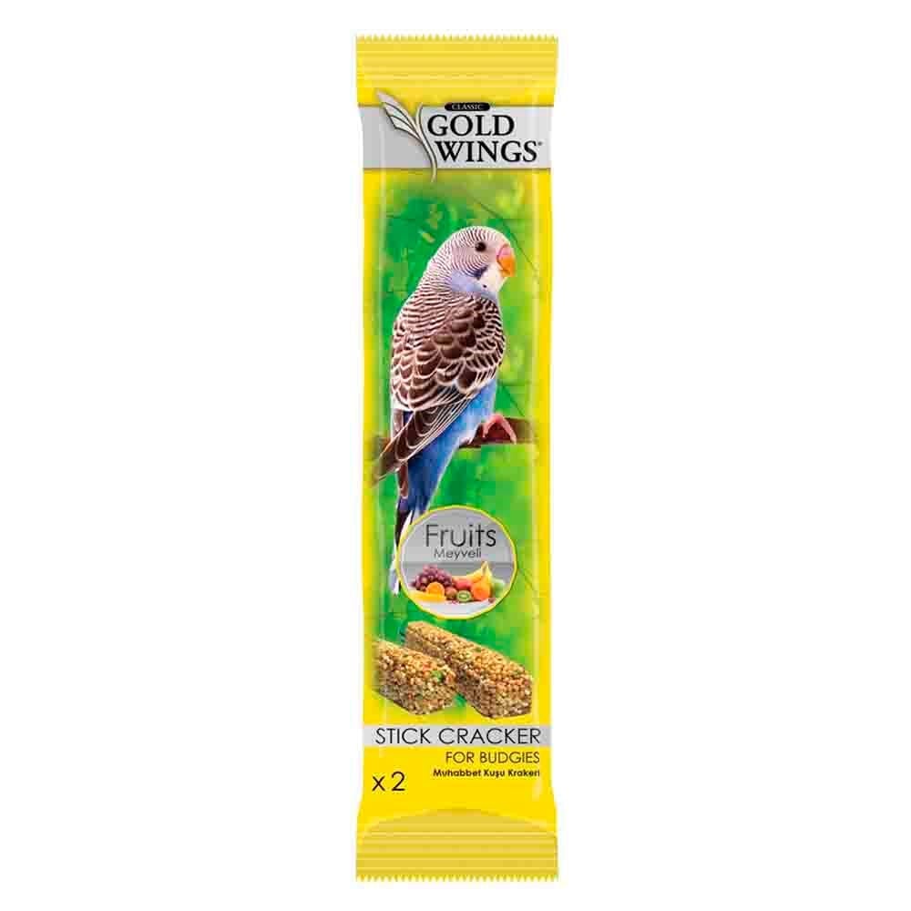 Gold Wings Classic Meyveli Muhabbet Kuşu Krakeri 2'li
