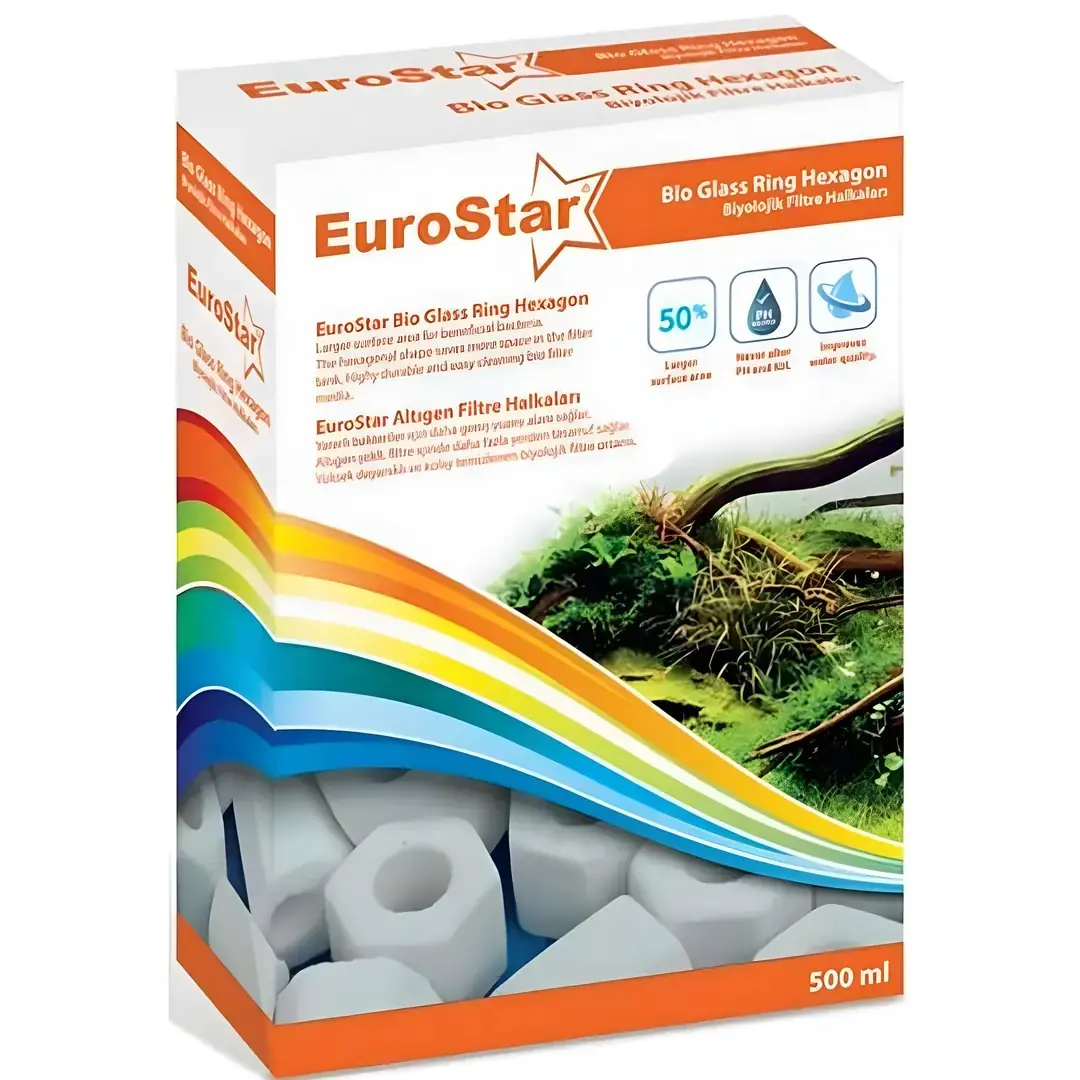 EuroStar Bio Filter Ring Hexagon 500 Ml