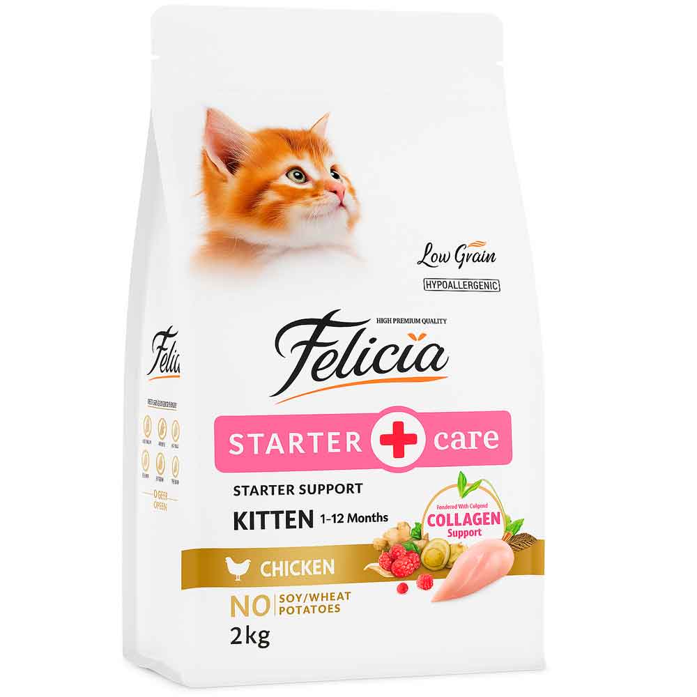 Felicia Yavru Kedi Maması Kolajenli Az Tahıllı 2 Kg