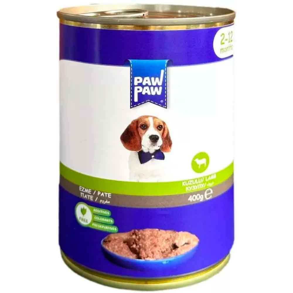 Paw Paw Yavru Köpek Konservesi Kuzu Etli 400 Gr