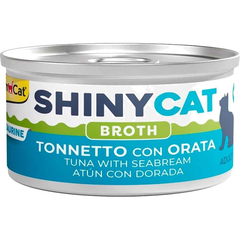 Gimcat Shinycat Kedi Konservesi Çipura ve Ton Balıklı 70 Gr