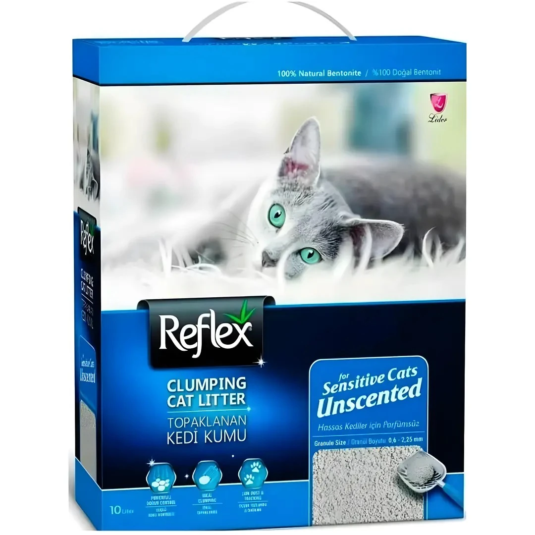 Reflex Sensitive Kokusuz Kedi Kumu 10 Lt