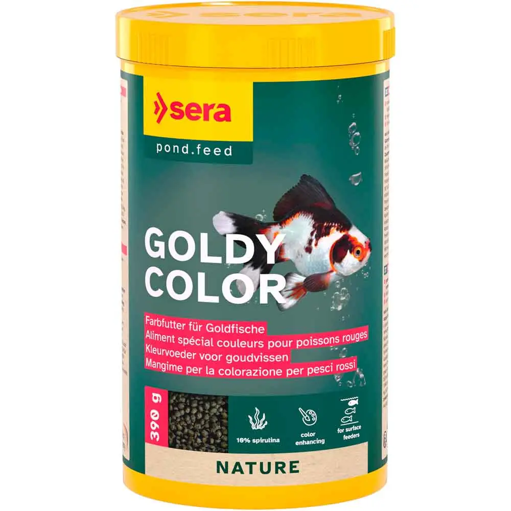 Sera Goldy Color Spirulina Nature Japon Balığı Yemi 1000 ML