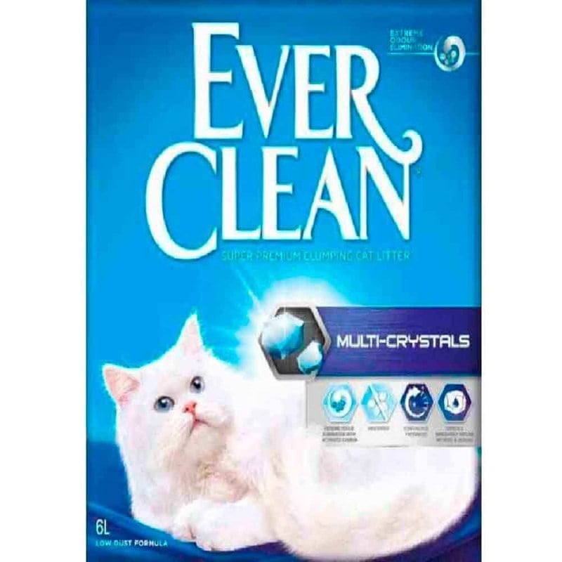 Ever Clean Multi Crystal Blend Multi Kristal Karışım Kedi Kumu 6 lt