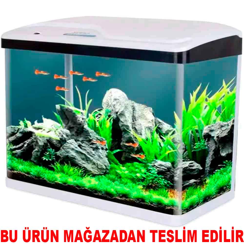Sobo Sistemli Akvaryum 60cm Beyaz