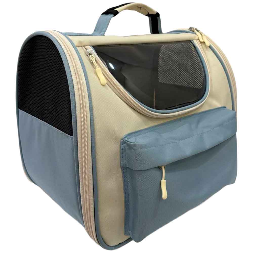 Pet Pretty Kedi Köpek İçin Taşıma Çantası Space Model Backpak Mavi 36x30x30 Cm