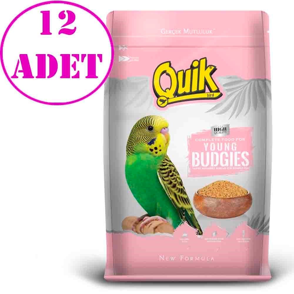 Quik Junior Yavru Muhabbet Yemi 400 gr 12 AD
