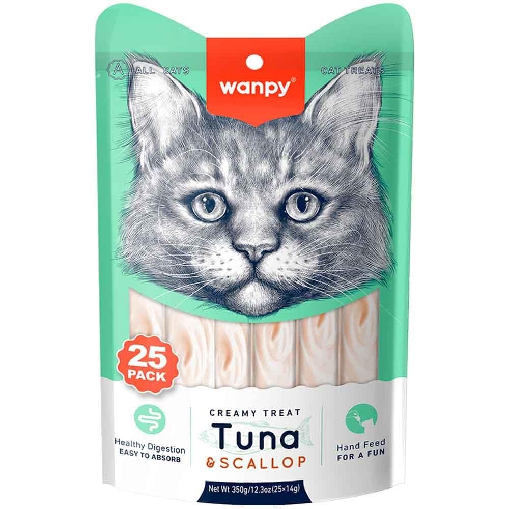 Wanpy Tonlu Deniz Taraklı Kedi Ödülü 14 Gr X 25'li