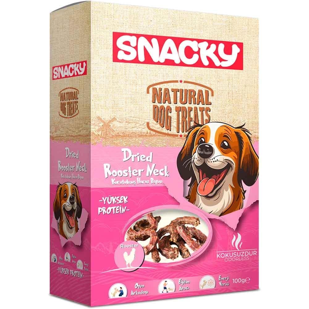 Snacky Köpek Ödülü Kurutulmuş Horoz Boyunu 100 Gr
