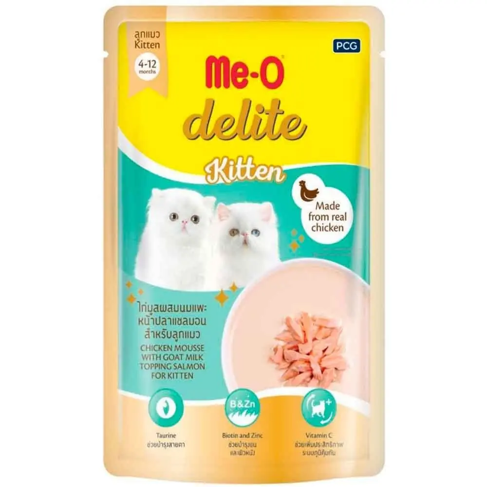 Me-O Delite Pouch Kitten Tavuklu Yavru Kedi Konservesi 70 Gr