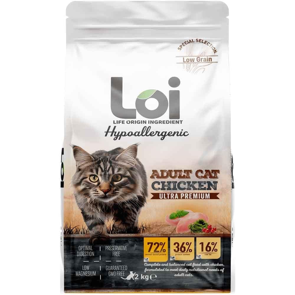 Loi Hipoalerjenik Kedi Maması Tavuklu 2 Kg