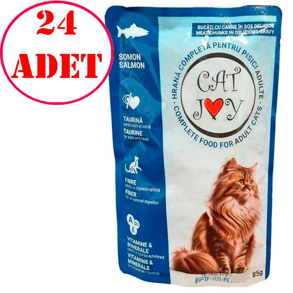 Cat Joy Somonlu Kedi Konservesi 85 Gr 24 AD