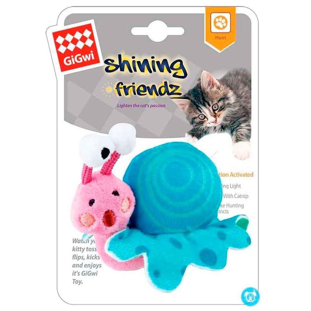 Gigwi Kedi Oyuncağı Catnipli Işıklı Salyangoz