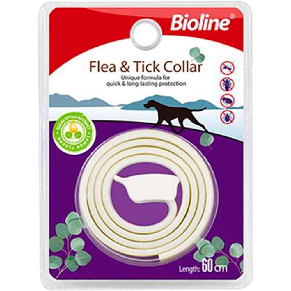 Bioline Köpek Pire Tasması Okaliptus ve Limon Kokulu 60cm