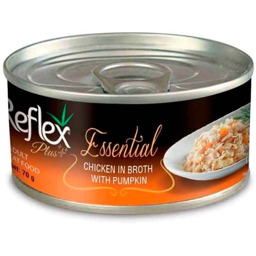 Reflex Plus Essential Kedi Konservesi Tavuklu Balkabaklı 70 Gr
