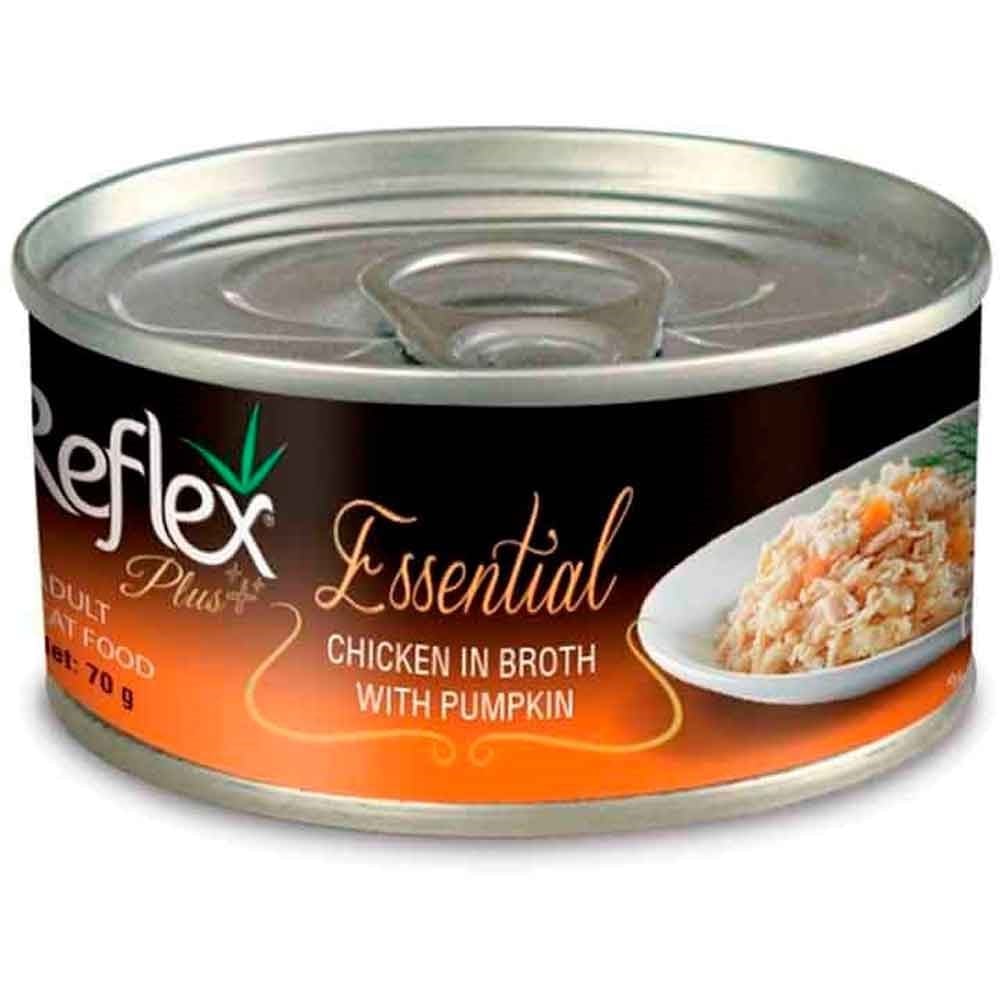 Reflex Plus Essential Kedi Konservesi Tavuklu Balkabaklı 70 Gr