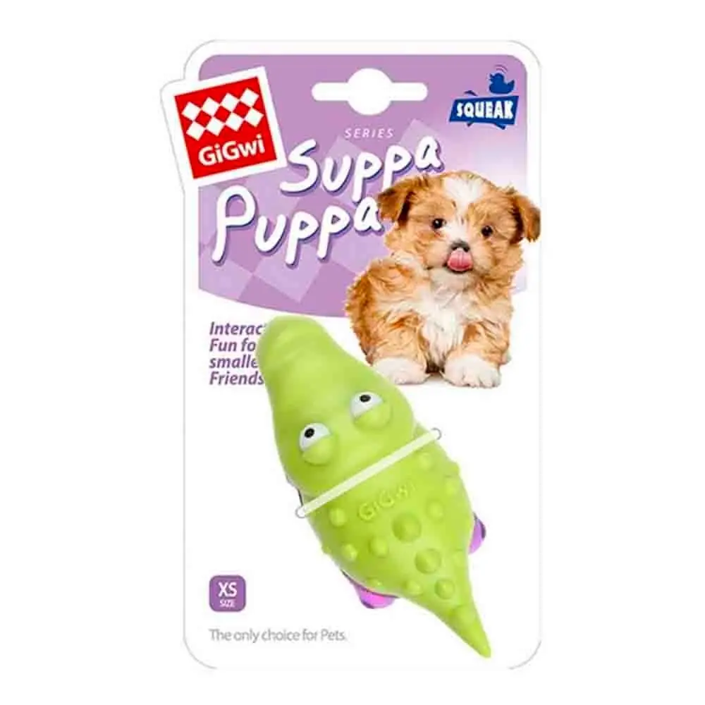Gigwi Suppa Puppa Yavru Köpek Diş Kaşıma Oyuncağı Timsah