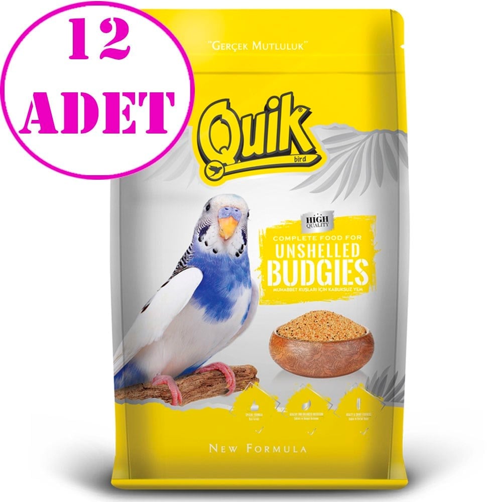 Quik Special Kabuksuz Kuş Yemi 400gr 12 AD
