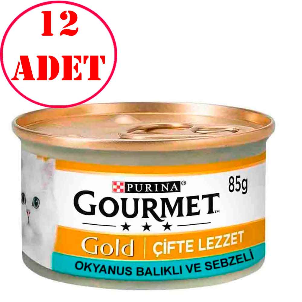 Proplan Gourmet Ispanak Soslu Okyanus Balıklı Kedi Konservesi 85 Gr 12 AD